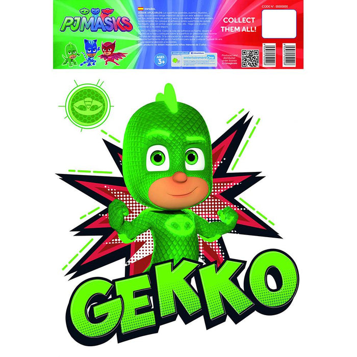 PJ Masks Wall Sticker A3 Gekko - Excellent Pick