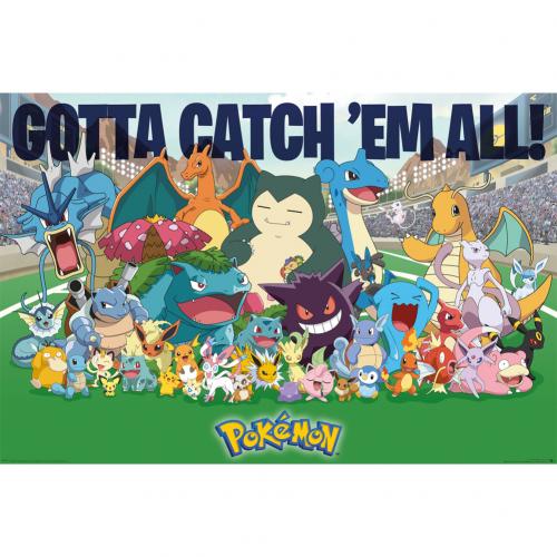 Pokemon Poster All Time Favorites 187 - Excellent Pick
