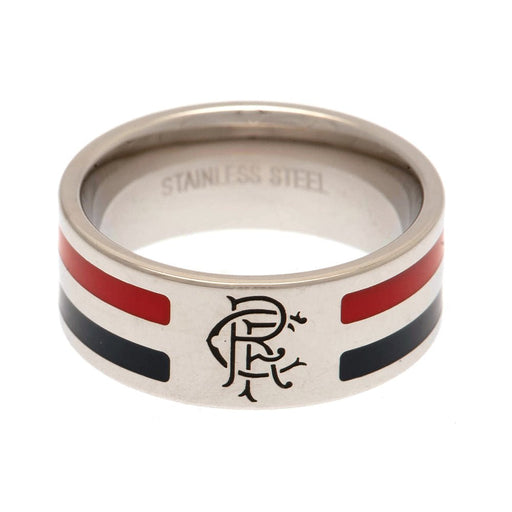 Rangers FC Colour Stripe Ring Large - Excellent Pick
