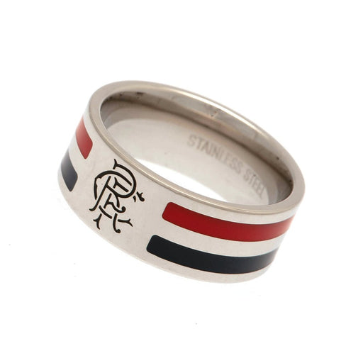 Rangers FC Colour Stripe Ring Medium - Excellent Pick