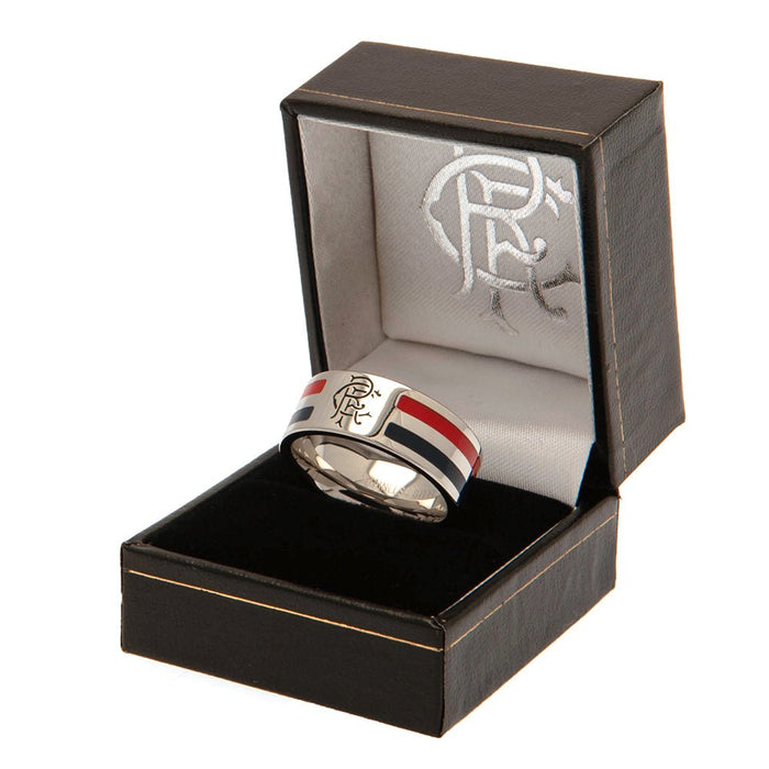 Rangers FC Colour Stripe Ring Small - Excellent Pick