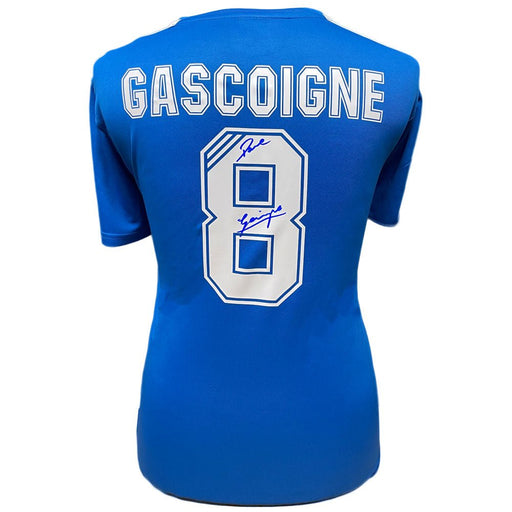 Rangers FC Gascoigne Signed Shirt - Excellent Pick
