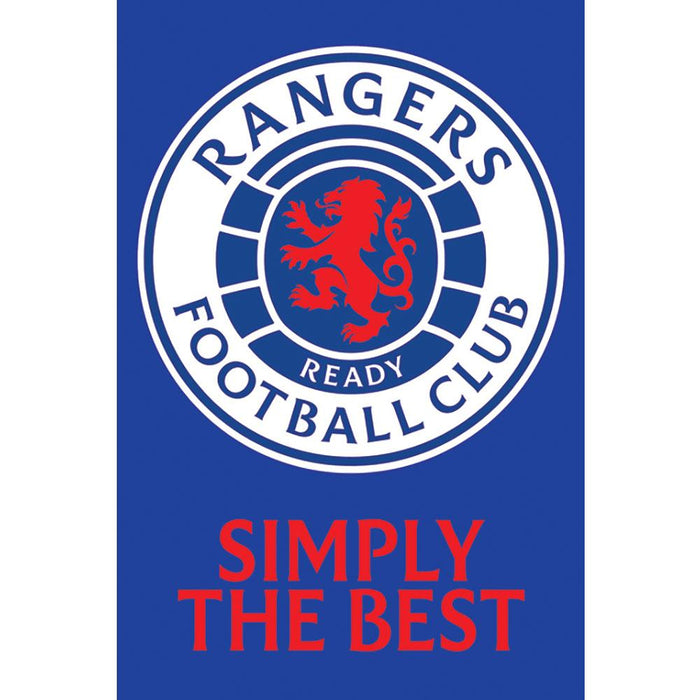 Rangers Fc Poster Crest 5 - Excellent Pick