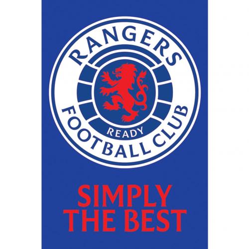 Rangers Fc Poster Crest 5 - Excellent Pick