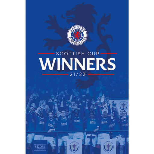 Rangers FC Poster Scottish Cup Winners 13 - Excellent Pick