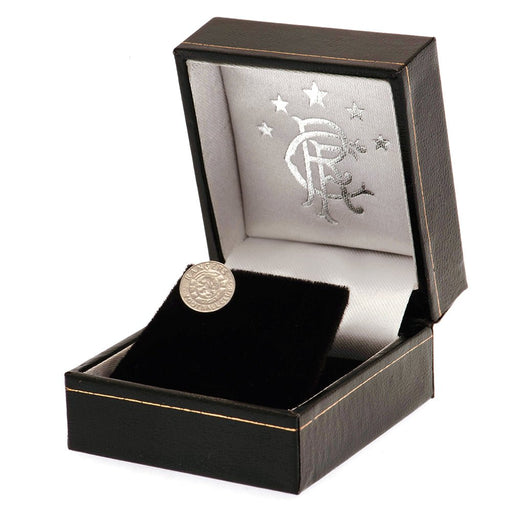 Rangers FC Ready Crest Sterling Silver Stud Earring - Excellent Pick