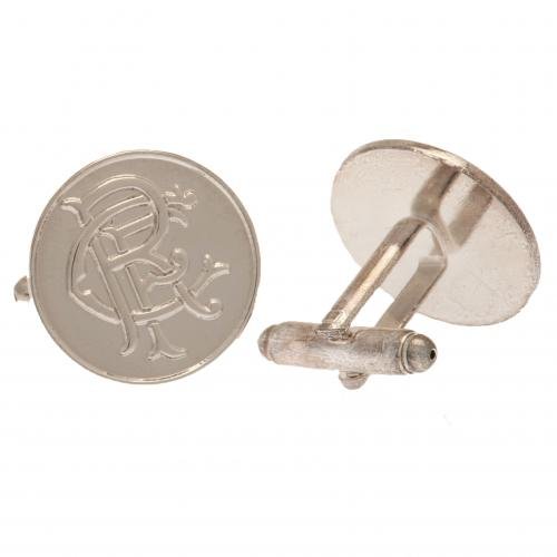 Rangers FC Silver Plated Formed Cufflinks - Excellent Pick