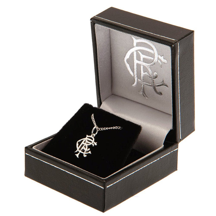 Rangers FC Sterling Silver Pendant & Chain Small - Excellent Pick