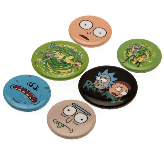 Rick And Morty Button Badge Set - Excellent Pick