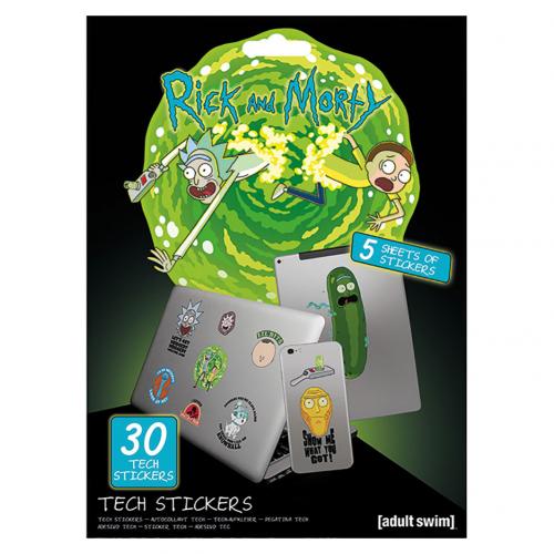 Rick And Morty Tech Stickers - Excellent Pick