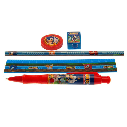 Sonic The Hedgehog 5pc Stationery Set - Excellent Pick