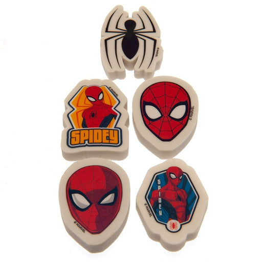 Spider-Man 5pk Eraser Set - Excellent Pick