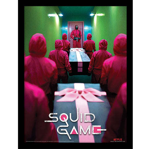 Squid Game Framed Picture 16 x 12 Corridor - Excellent Pick