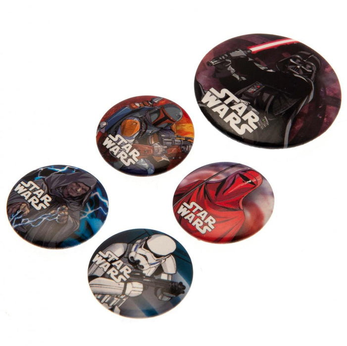 Star Wars Button Badge Set - Excellent Pick
