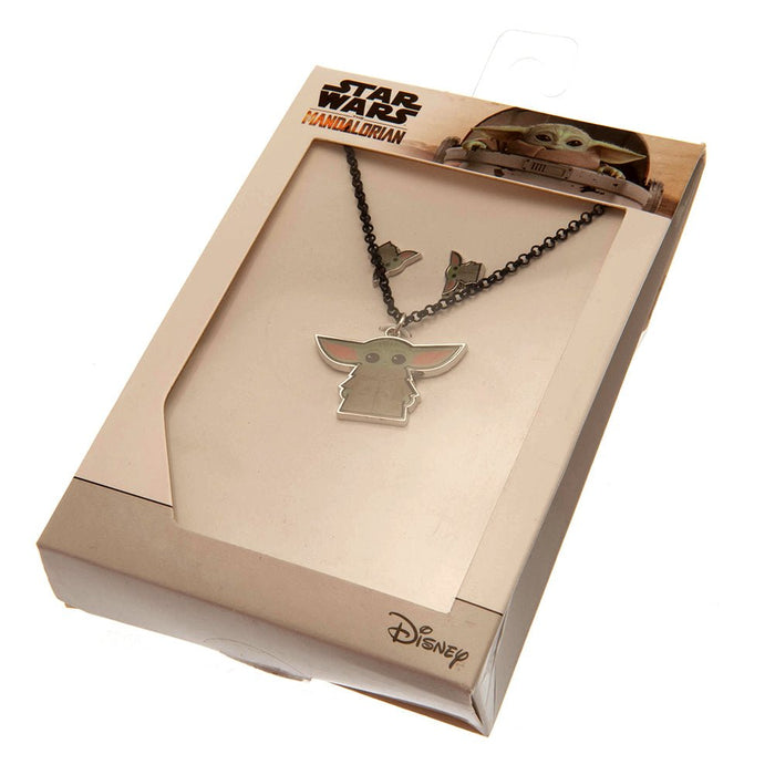 Star Wars: The Mandalorian Fashion Jewellery Necklace & Earring Set - Excellent Pick