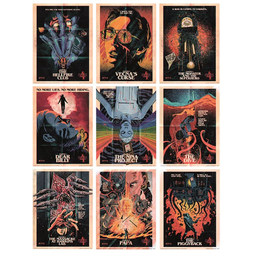 Stranger Things 4 Set of 9 Collector Prints - Excellent Pick