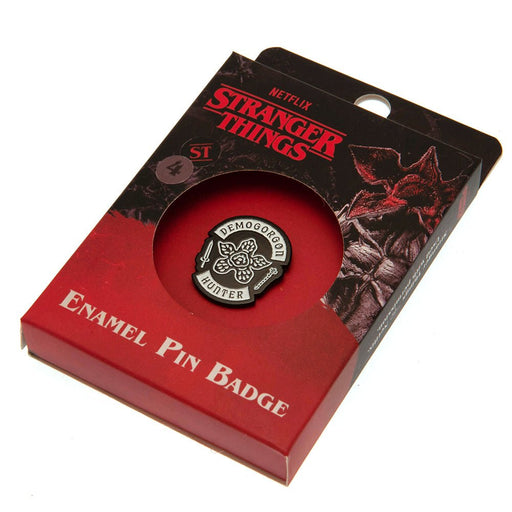 Stranger Things Badge Demogorgon Hunter - Excellent Pick