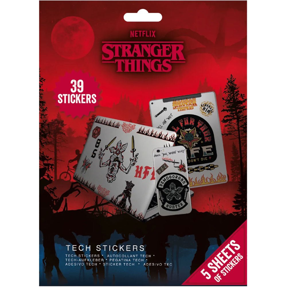 Stranger Things Tech Stickers Battle - Excellent Pick