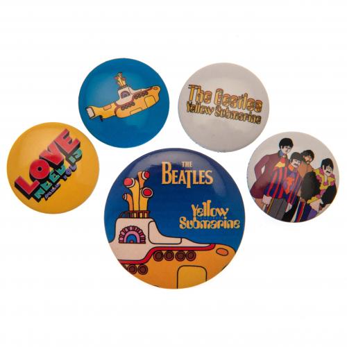 The Beatles Button Badge Set Yellow Submarine - Excellent Pick