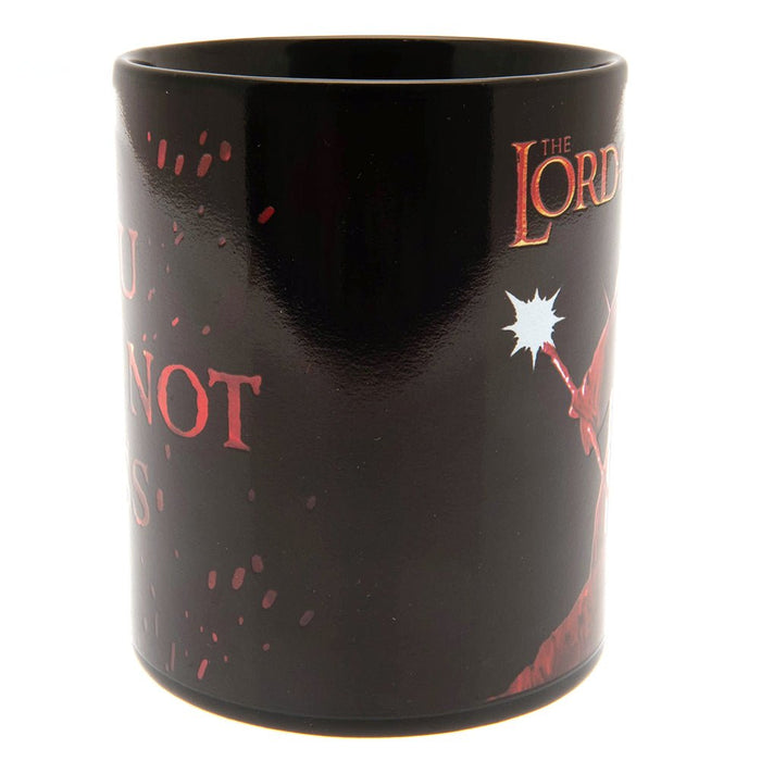 The Lord Of The Rings Heat Changing Mega Mug Shall Not Pass - Excellent Pick