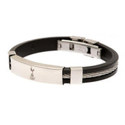 Tottenham Hotspur FC Silver Inlay Silicone Bracelet - Excellent Pick