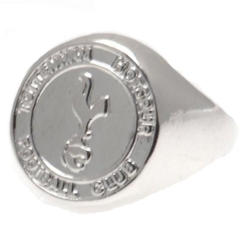 Tottenham Hotspur FC Silver Plated Crest Ring Small - Excellent Pick