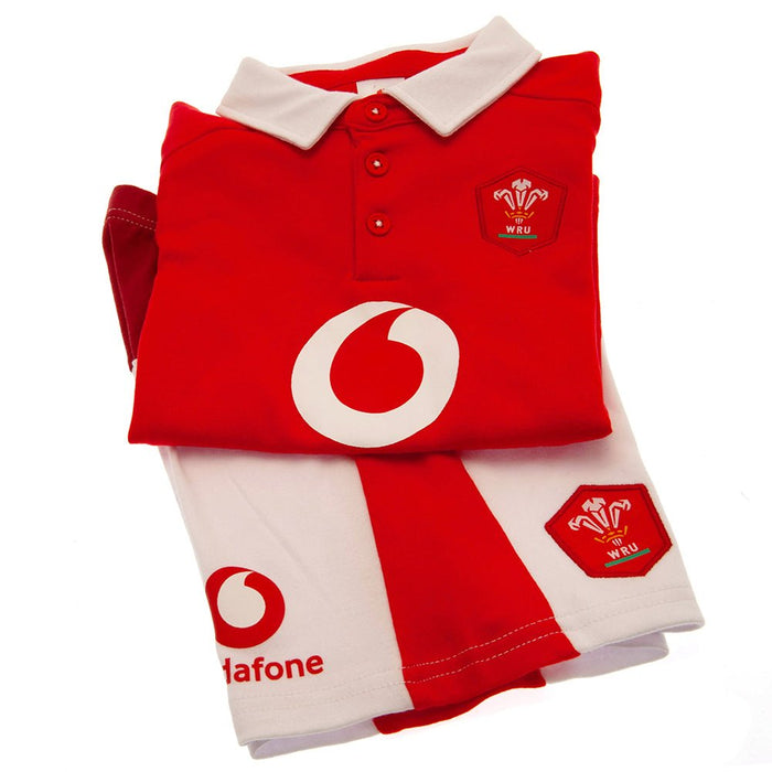 Wales RU Shirt & Short Set 18/23 mths SP - Excellent Pick