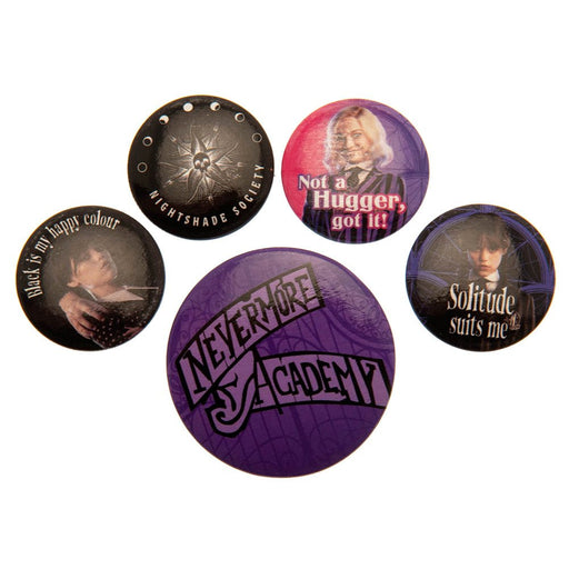Wednesday Button Badge Set - Excellent Pick