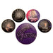 Wednesday Button Badge Set - Excellent Pick