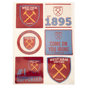 West Ham United FC Car Decal Set - Excellent Pick