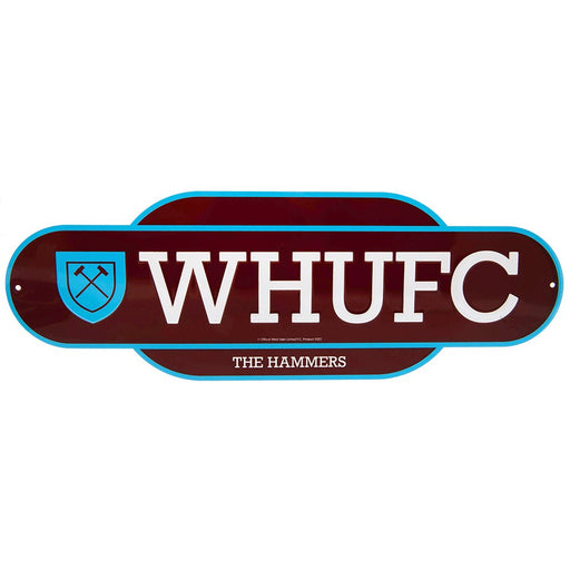 West Ham United FC Colour Retro Sign - Excellent Pick