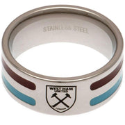 West Ham United FC Colour Stripe Ring Medium - Excellent Pick