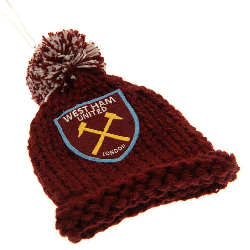 West Ham United FC Hanging Bobble Hat - Excellent Pick