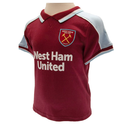 West Ham United FC Shirt & Short Set 12-18 Mths CS - Excellent Pick