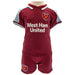 West Ham United FC Shirt & Short Set 3-6 Mths CS - Excellent Pick