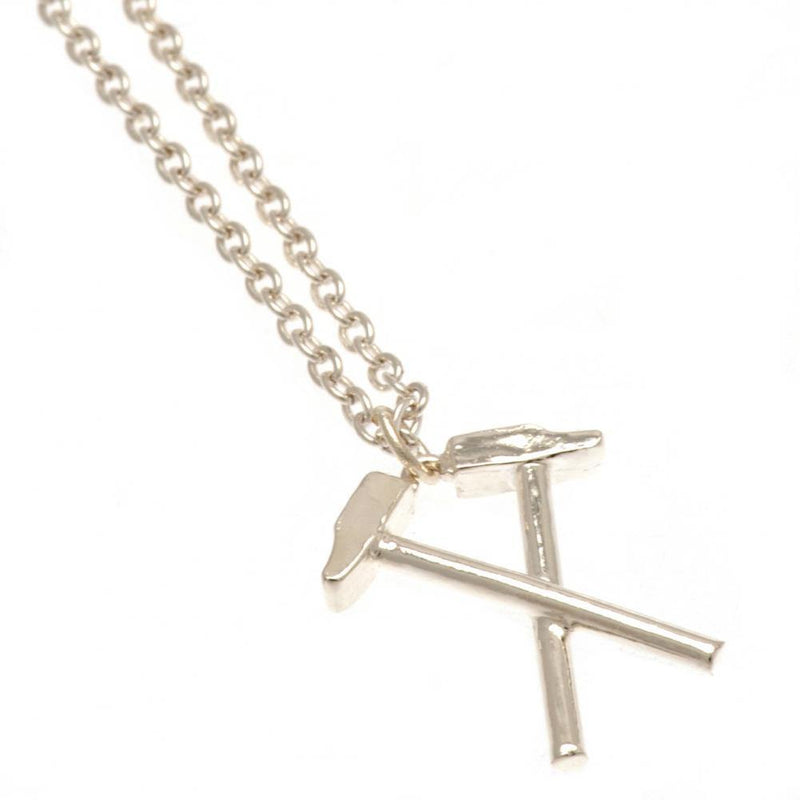 West Ham United FC Silver Plated Pendant & Chain HM - Excellent Pick