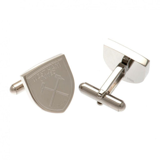 West Ham United FC Stainless Steel Formed Cufflinks - Excellent Pick