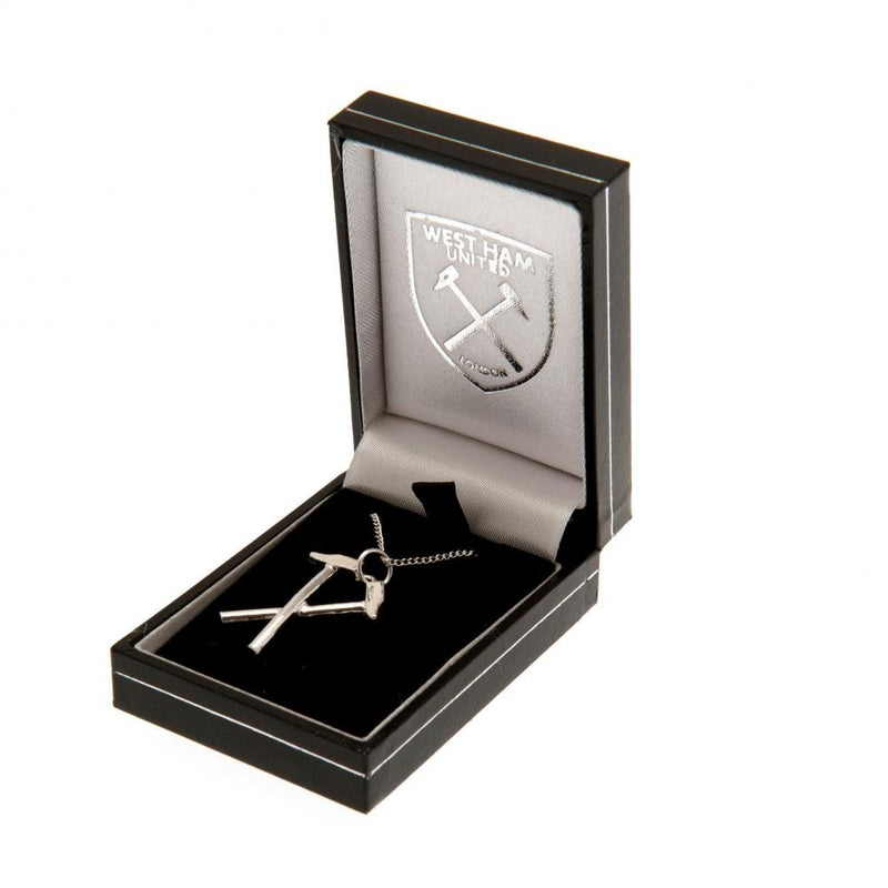 West Ham United FC Sterling Silver Pendant & Chain HM - Excellent Pick