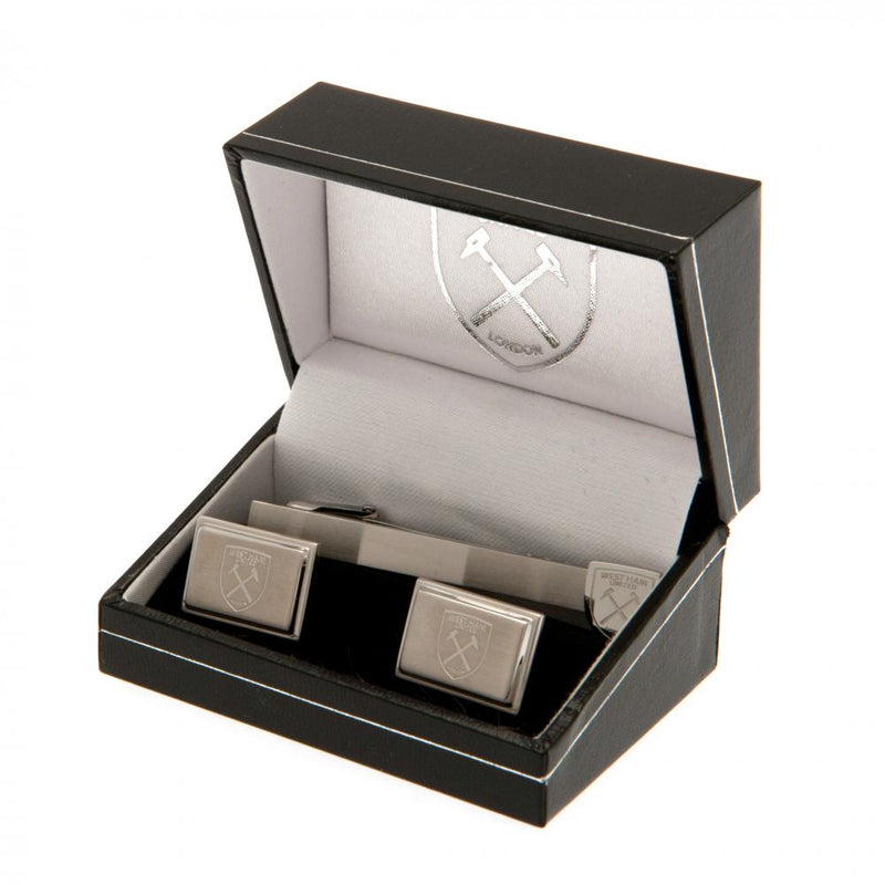 West Ham United FC Tie Slide & Cufflink Set - Excellent Pick